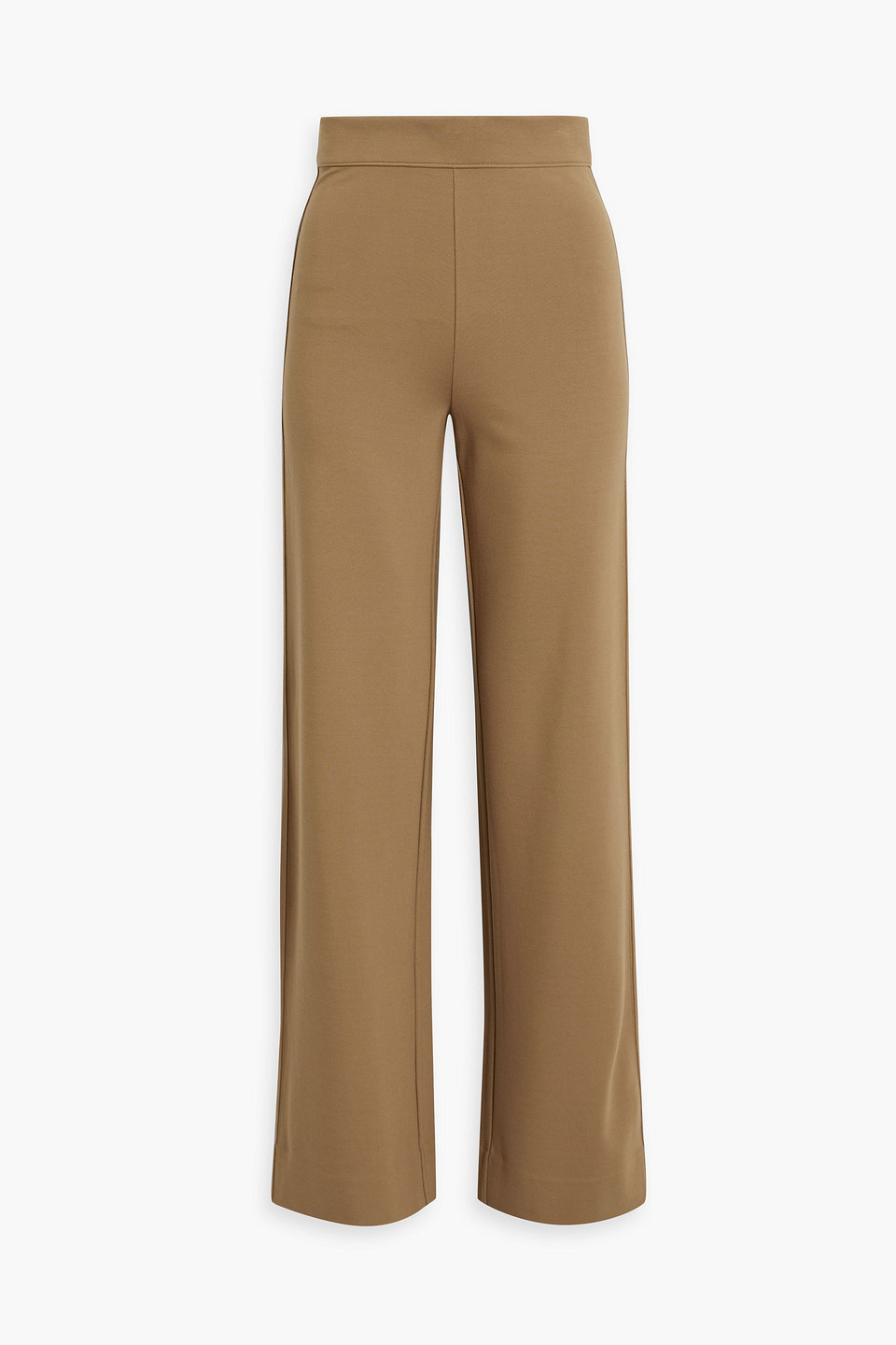 Rag & Bone Irina Pull-on Wide Leg Ponte Pants In Camel