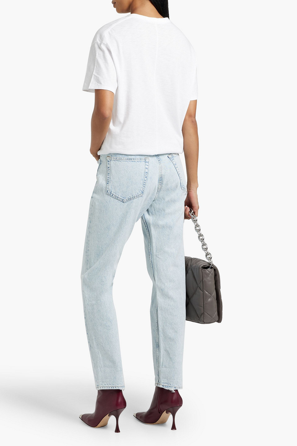 Shop Rag & Bone Rosa Faded Boyfriend Jeans In Light Denim