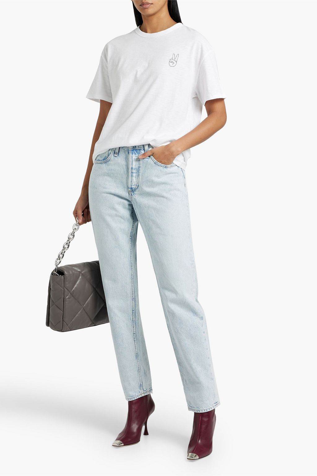 RAG & BONE Rosa faded boyfriend jeans