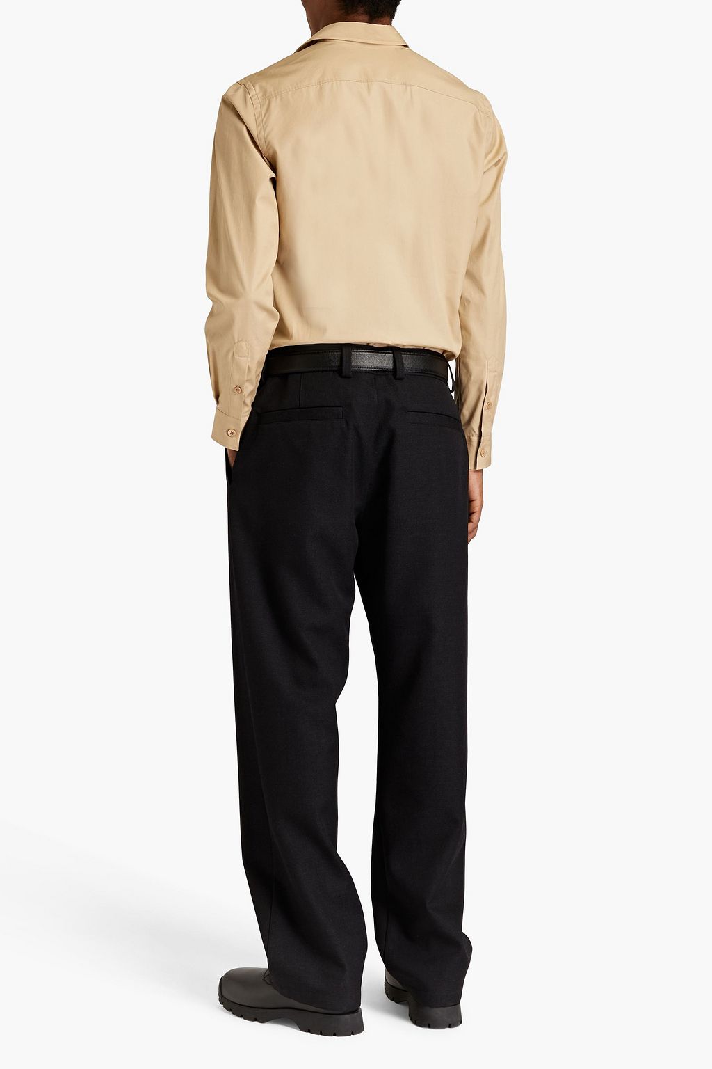BURBERRY Hemd mit schmaler Passform aus Stretch-Baumwollpopeline