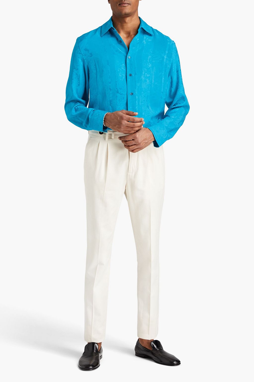 ETRO Silk-jacquard shirt