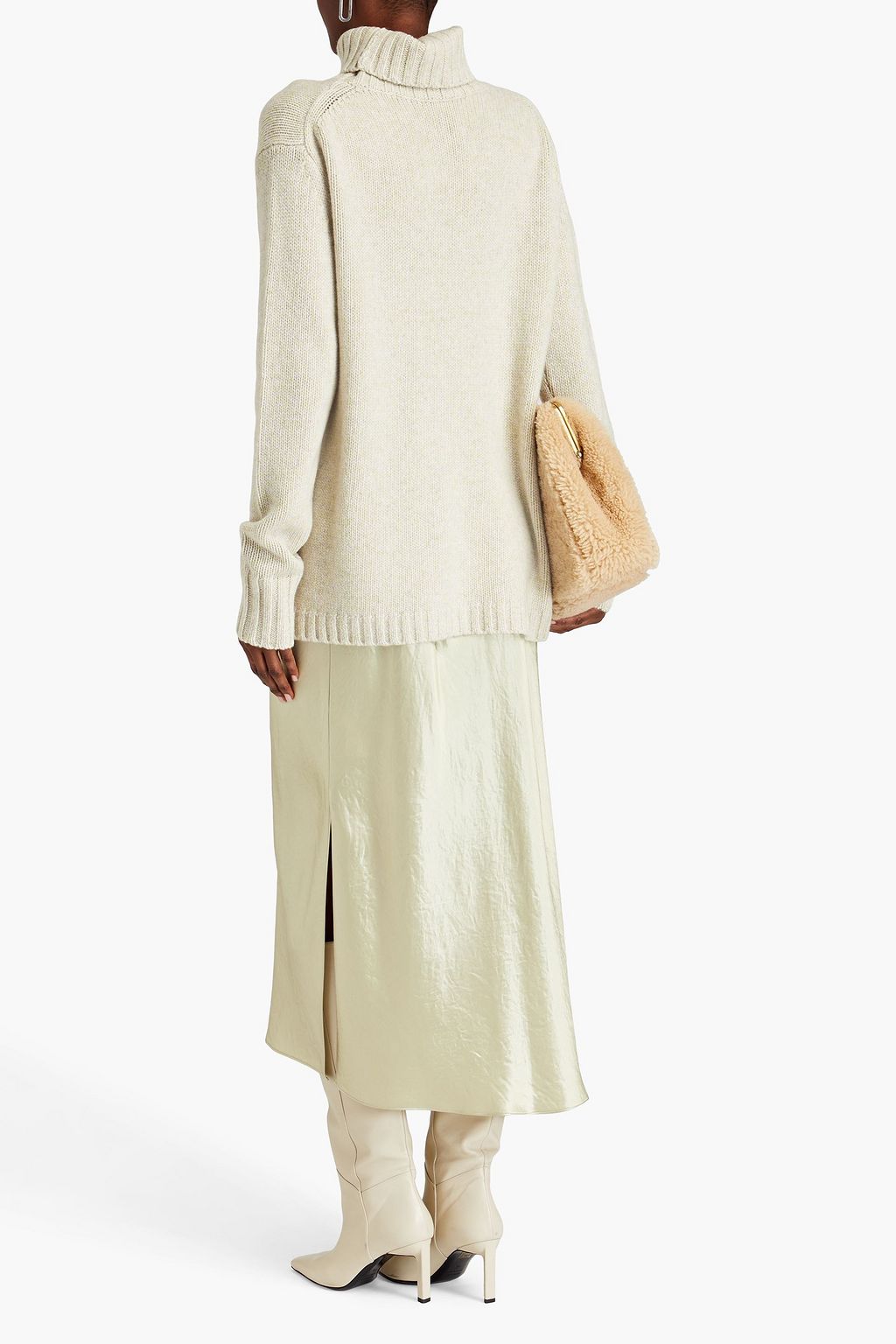 JOSEPH Wool and cashmere-blend turtleneck sweater