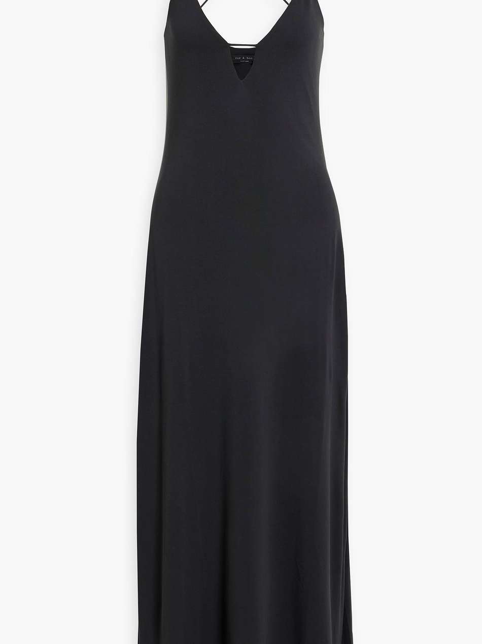 christy cutout modal-blend jersey maxi dress