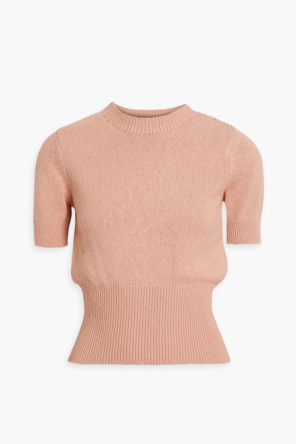 Rag & Bone Adrienne Cotton-blend Top In Blush