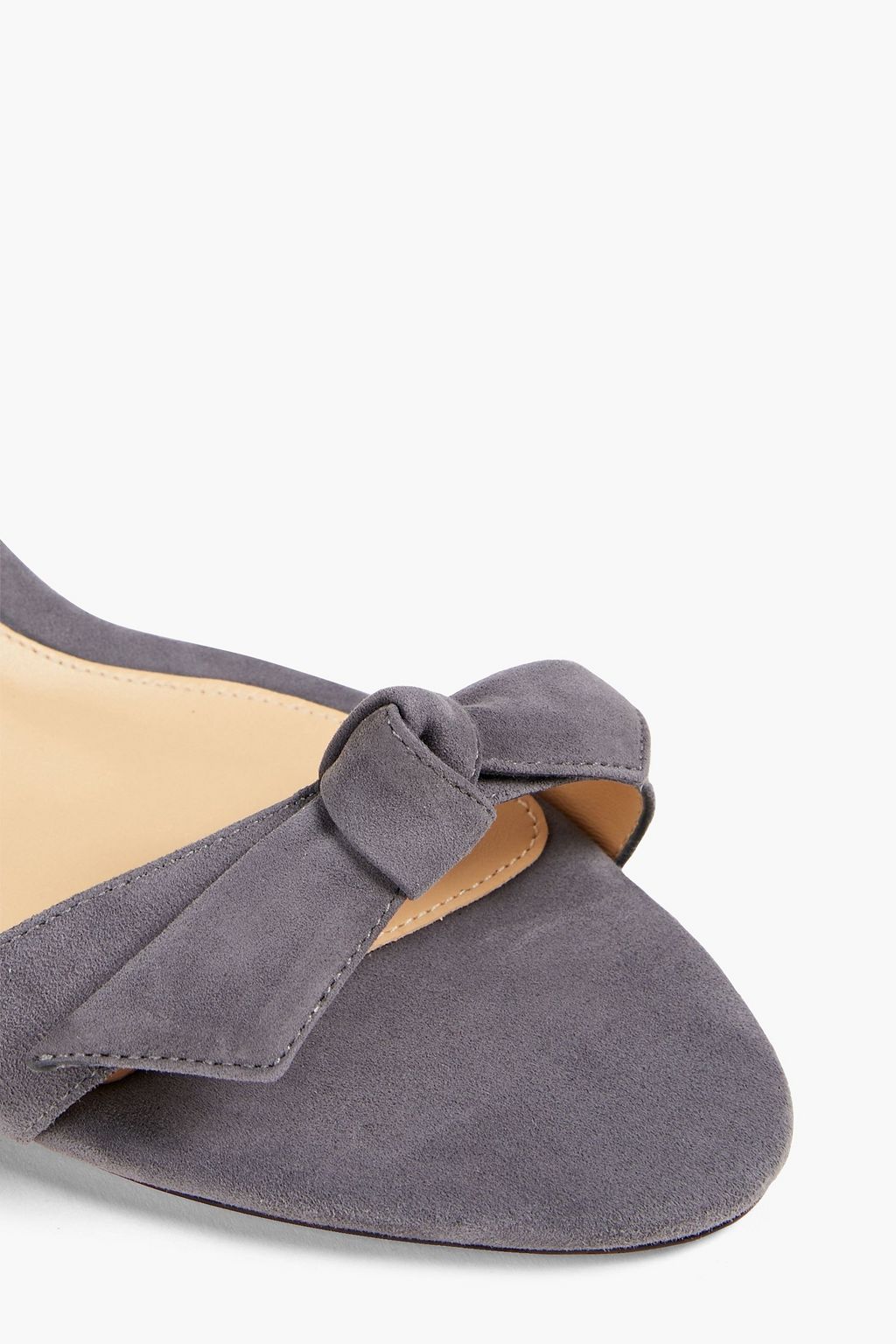 ALEXANDRE BIRMAN Clarita 75 bow-detailed suede sandals