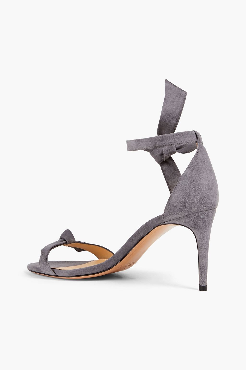 ALEXANDRE BIRMAN Clarita 75 bow-detailed suede sandals