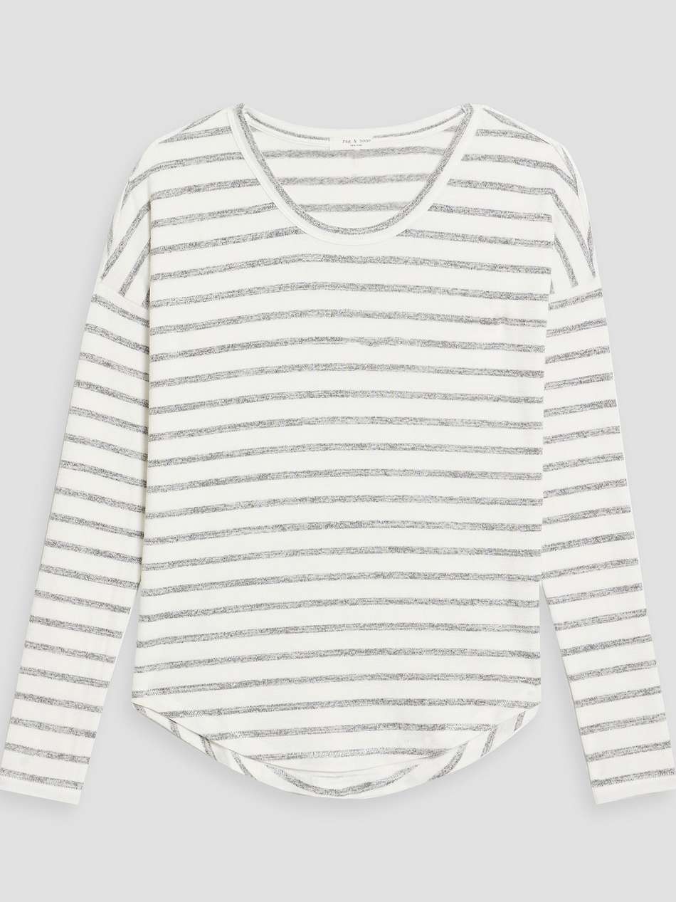 striped knitted top