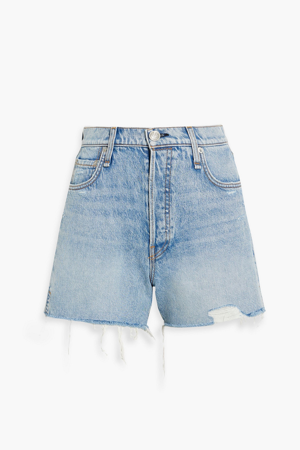 RAG & BONE DISTRESSED DENIM SHORTS