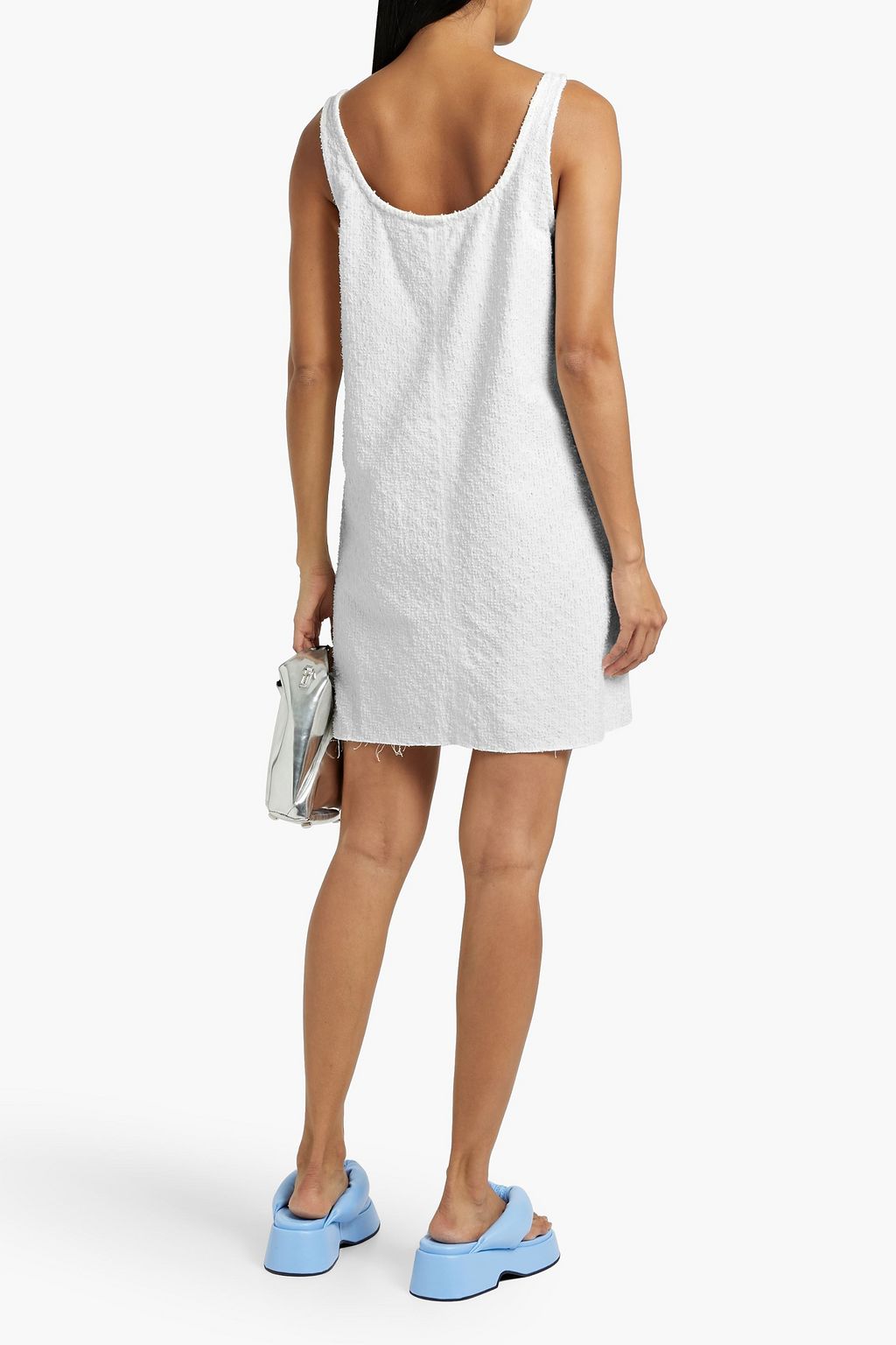 RAG & BONE Kimmie fil coupé cotton mini dress