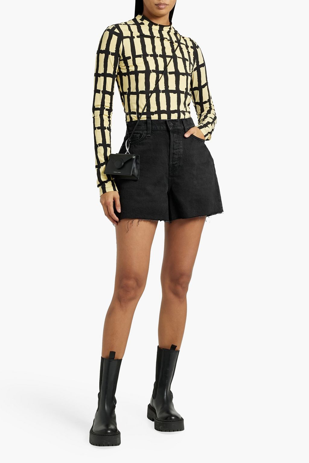 RAG & BONE Maya denim shorts