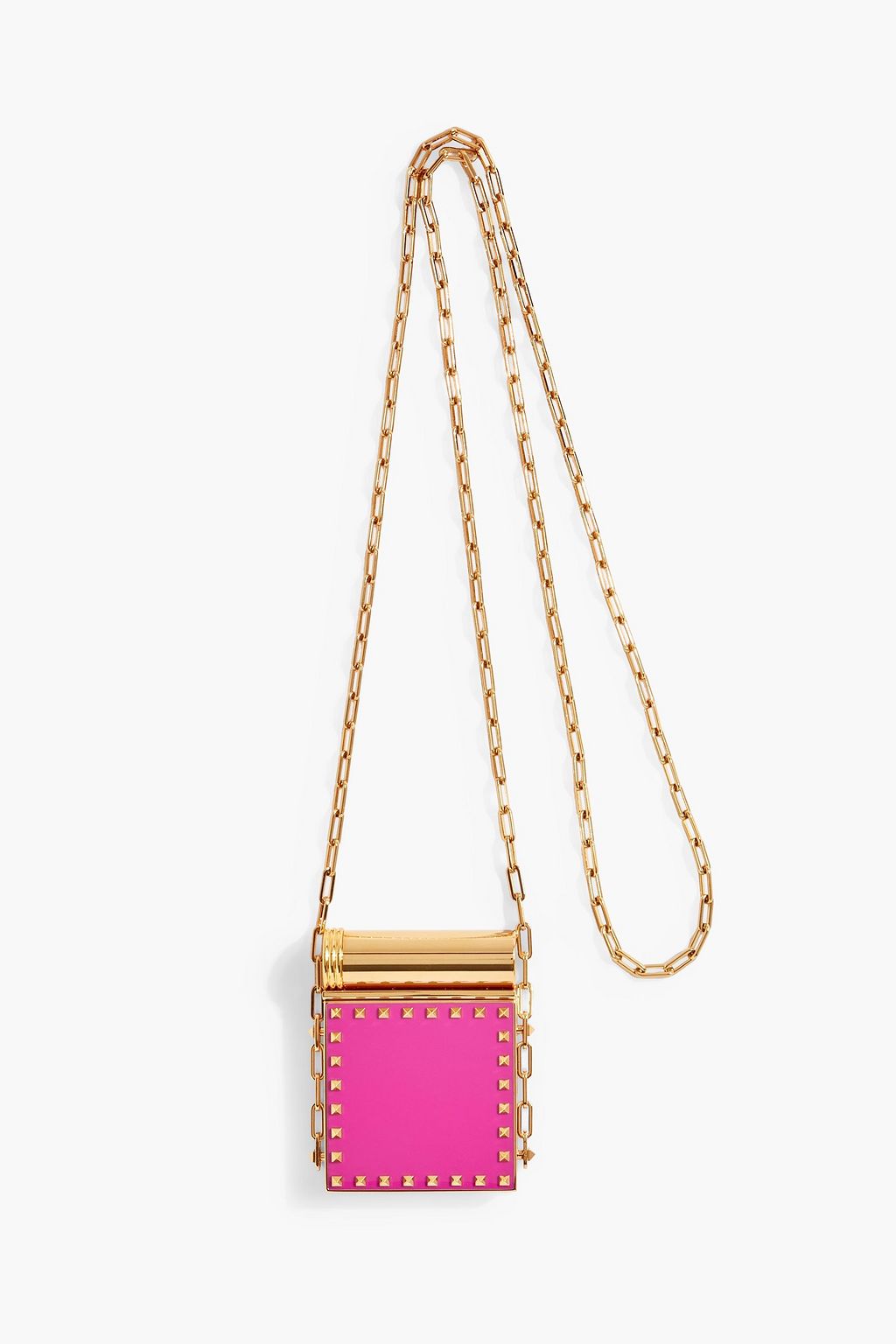 VALENTINO GARAVANI Rockstud gold-tone and enamel lipstick holder | THE ...