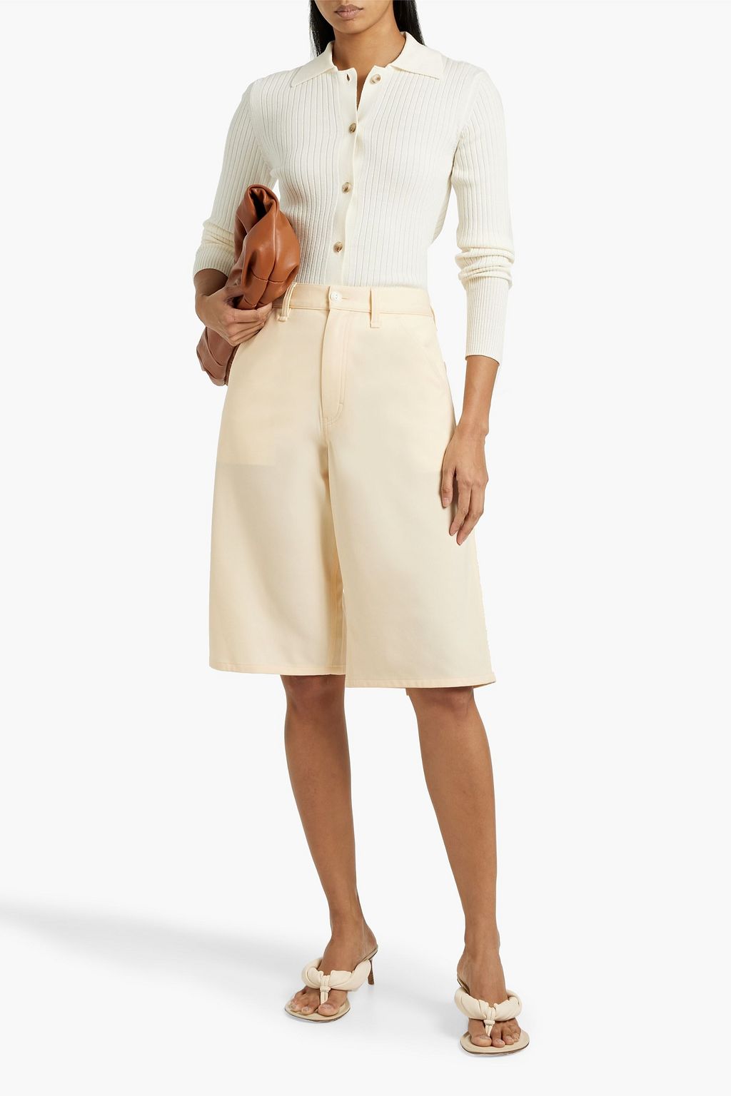 RAG & BONE شورت “كافالري” من التويل المصنوع من مزيج الصوف