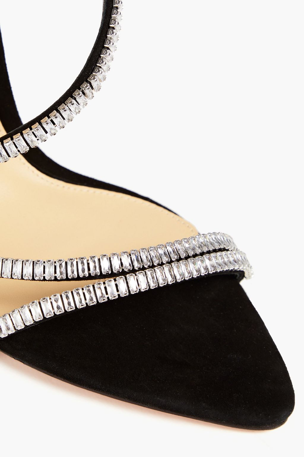 ALEXANDRE BIRMAN Alana crystal-embellished suede sandals