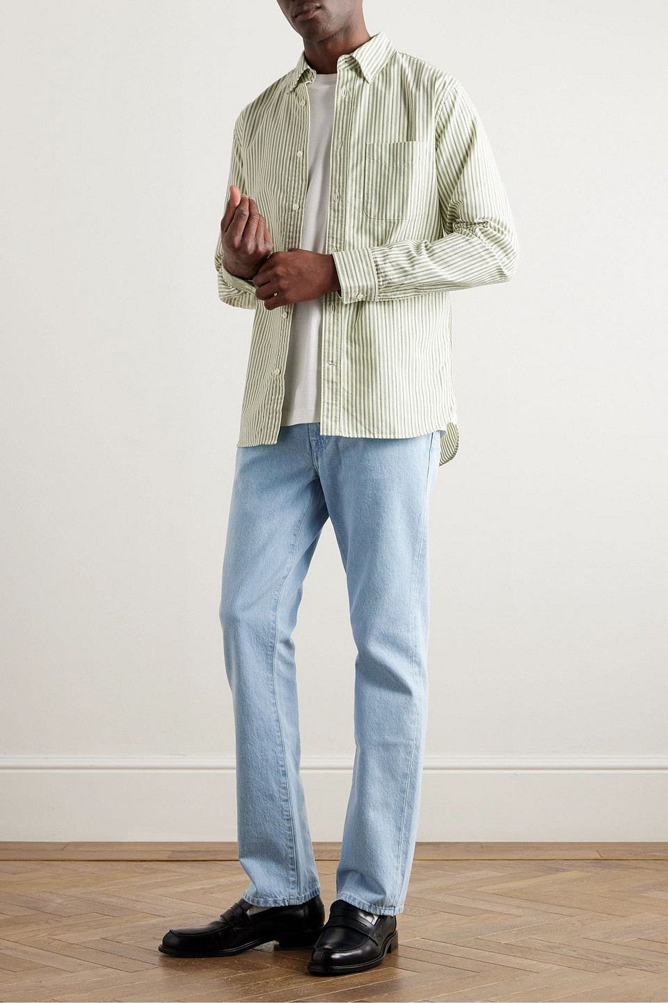  Mr P. - Straight-leg Jeans - Blue - 29 