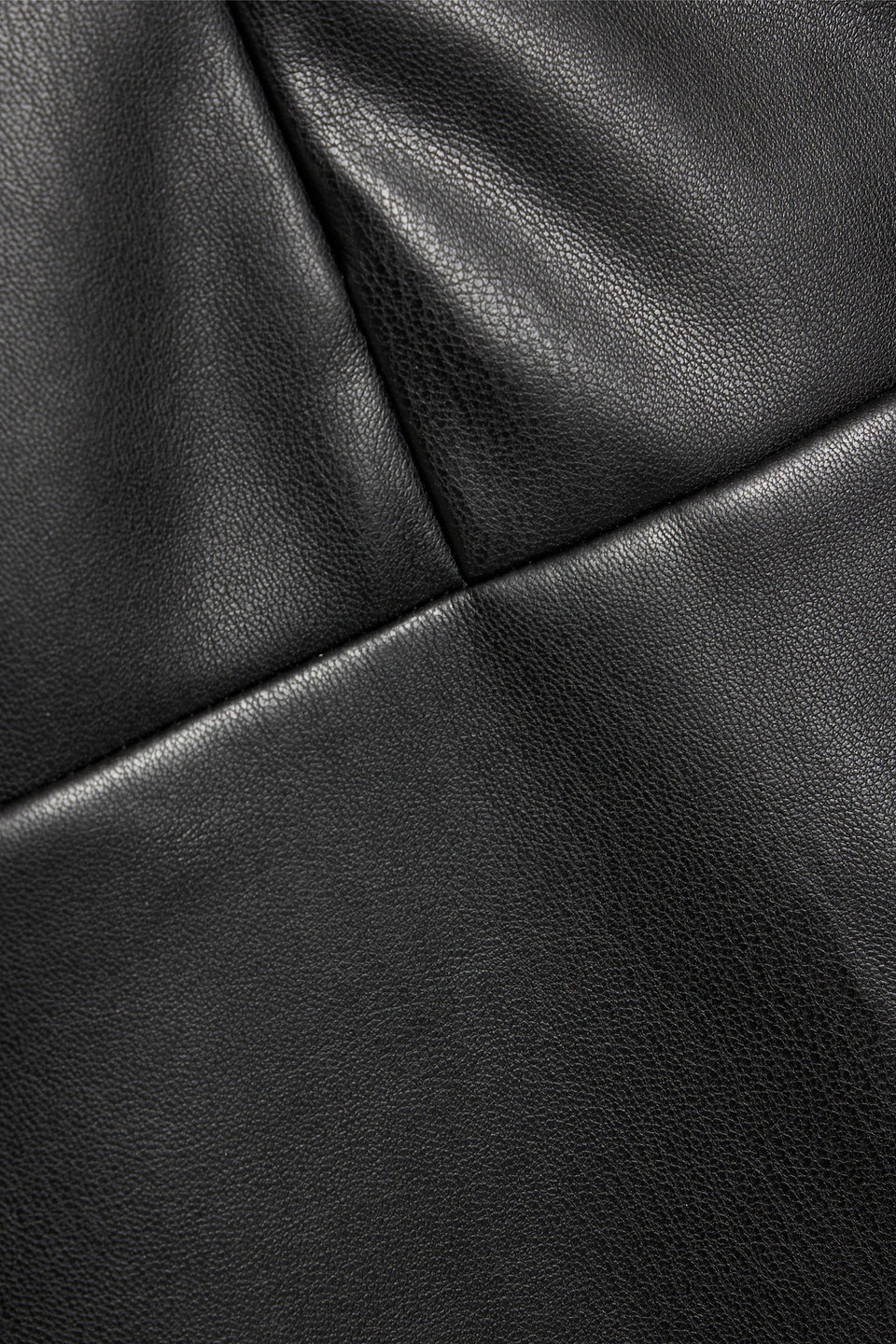 PROENZA SCHOULER FAUX LEATHER MINI DRESS 