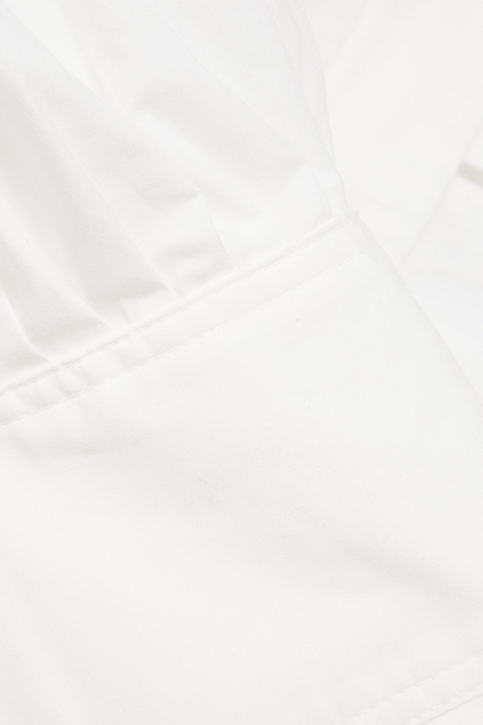 PROENZA SCHOULER PLEATED COTTON-POPLIN MIDI DRESS 