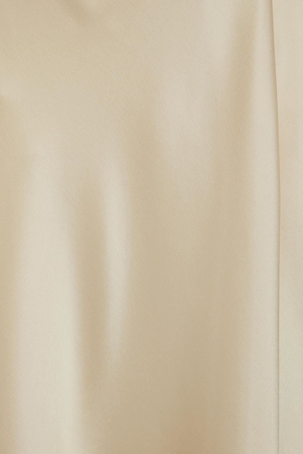 THEORY Wrap-effect satin midi skirt