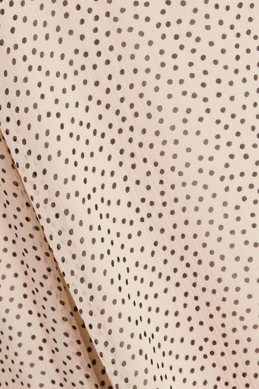 THEORY Polka-dot silk-crepon midi dress