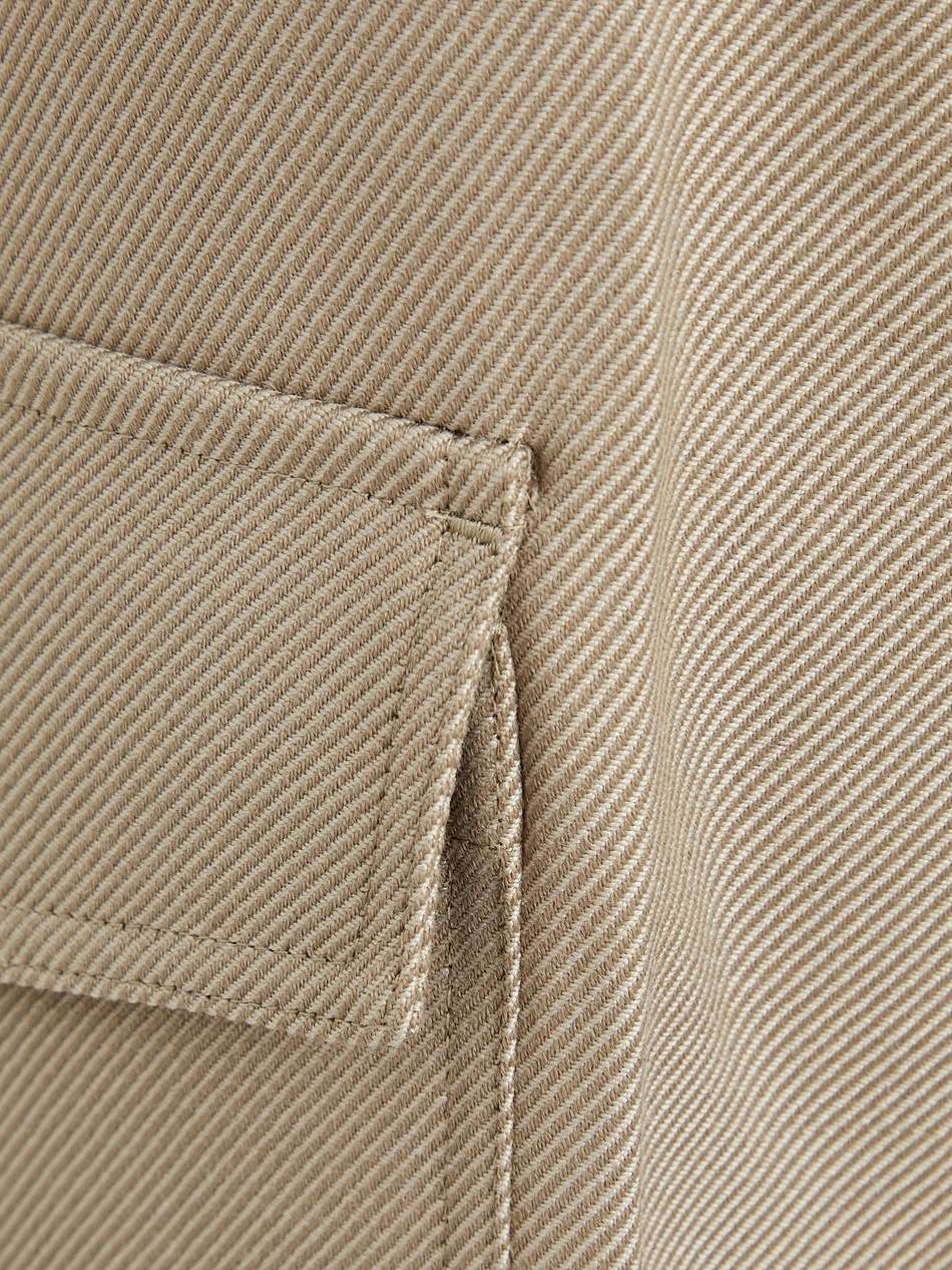 devonport belted wool-blend twill tapered pants