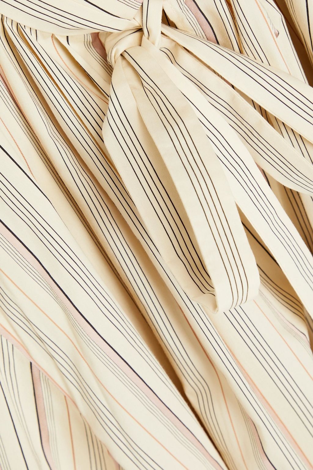 JOSEPH Orton striped cotton-blend poplin shirt