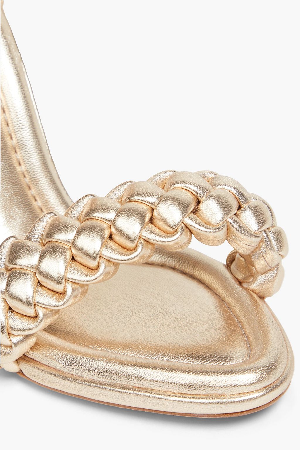 ALEXANDRE BIRMAN Francis 100 metallic leather sandals
