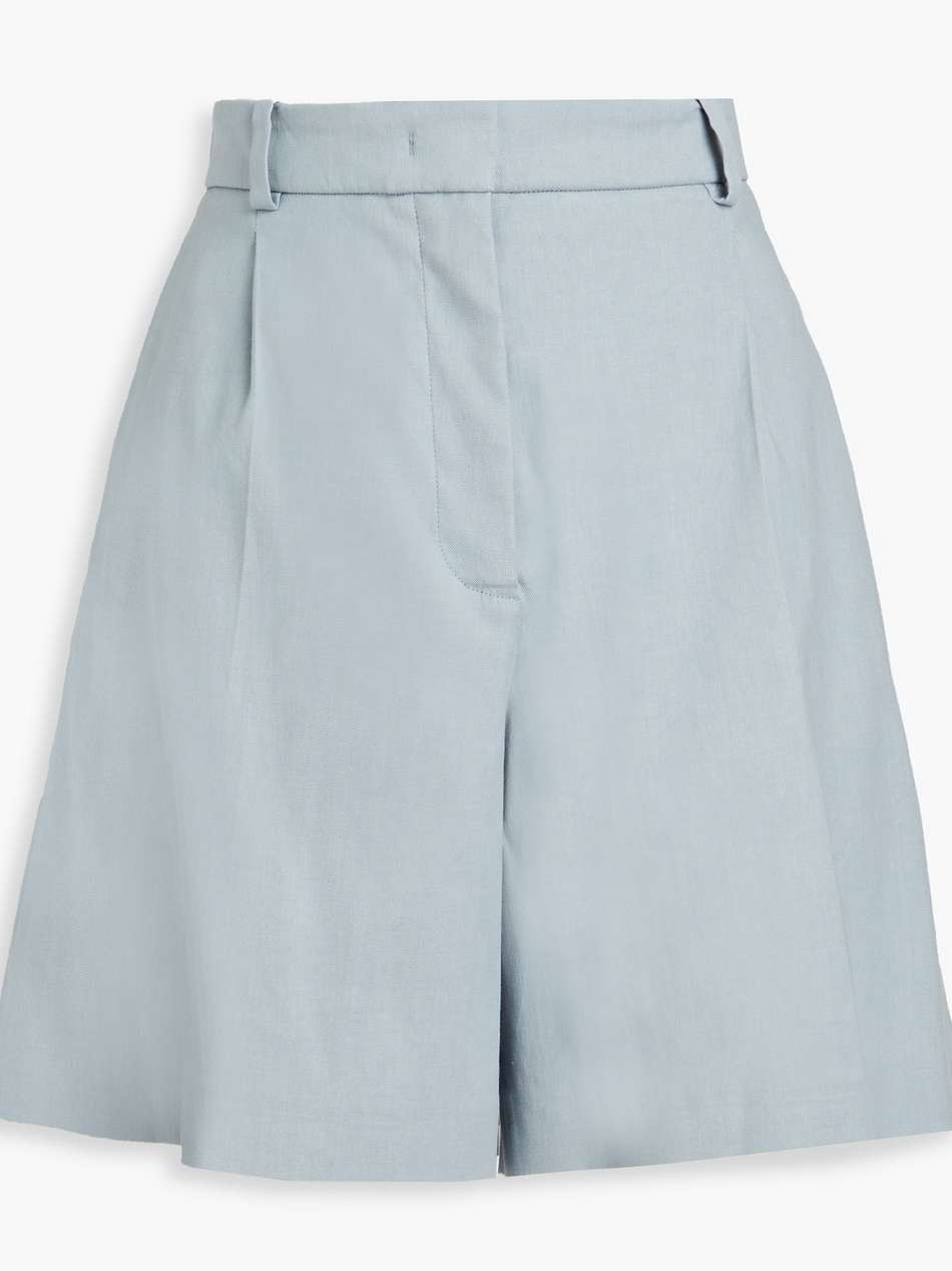 walden linen-blend twill shorts
