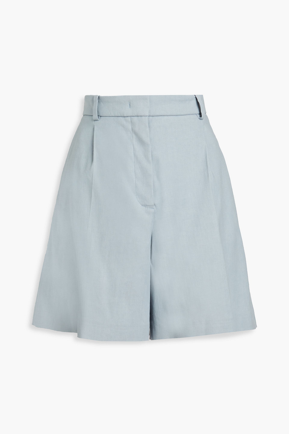 Walden linen-blend twill shorts