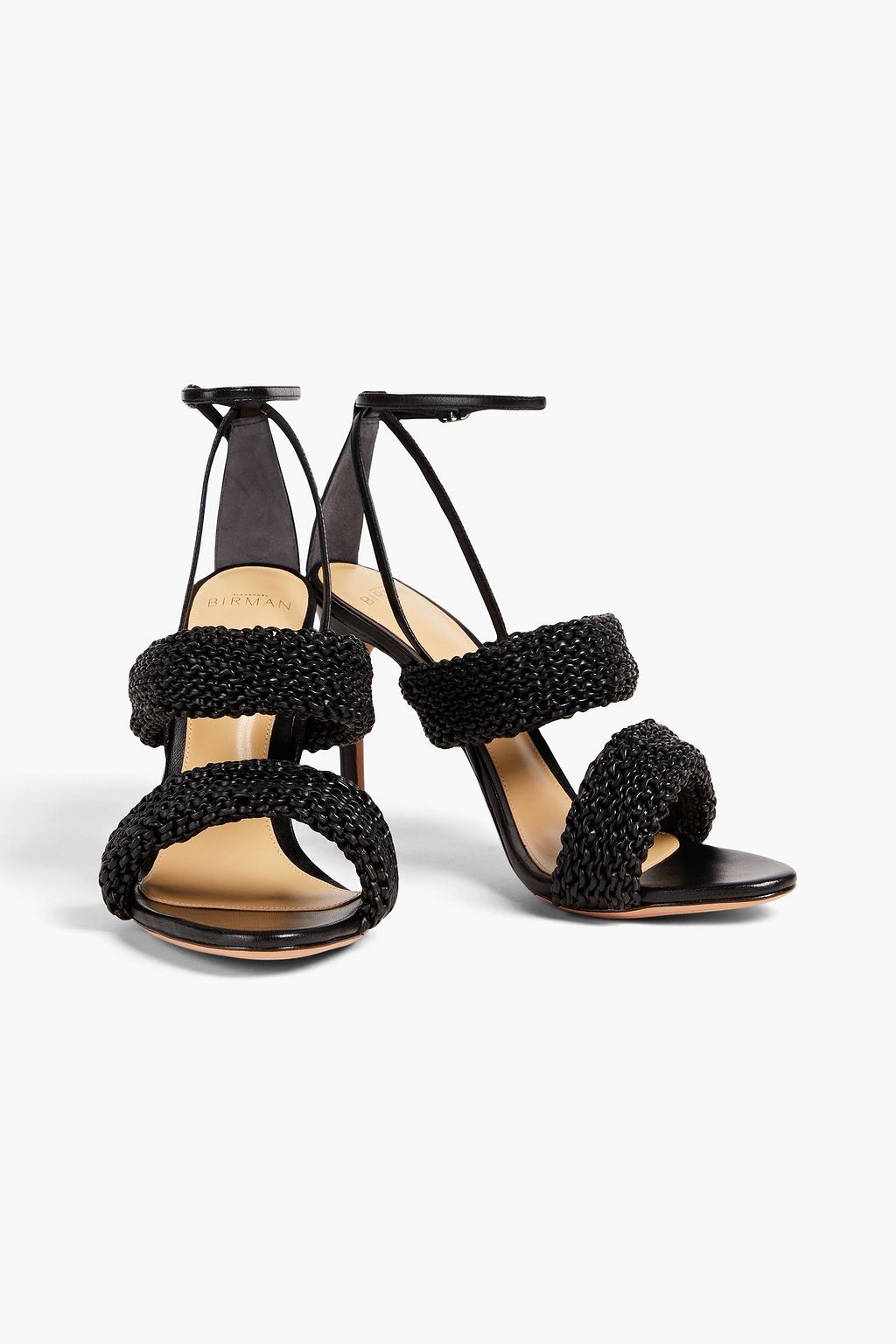 ALEXANDRE BIRMAN Alessia 100 woven leather sandals