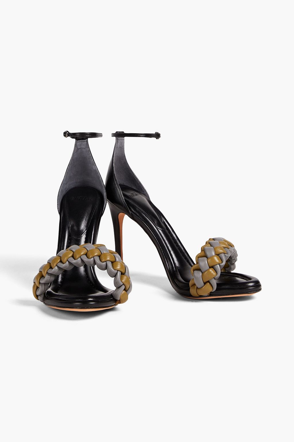 ALEXANDRE BIRMAN 프란시스 100 메탈릭 가죽 샌들