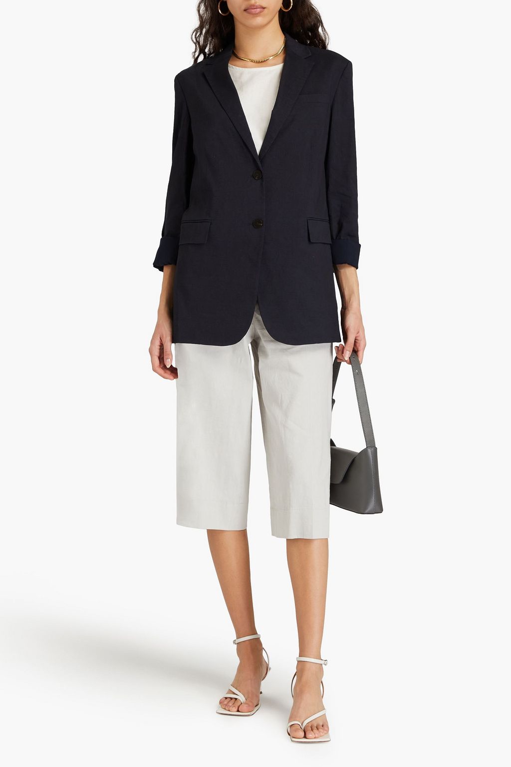 THEORY Blazer aus einer Leinenmischung