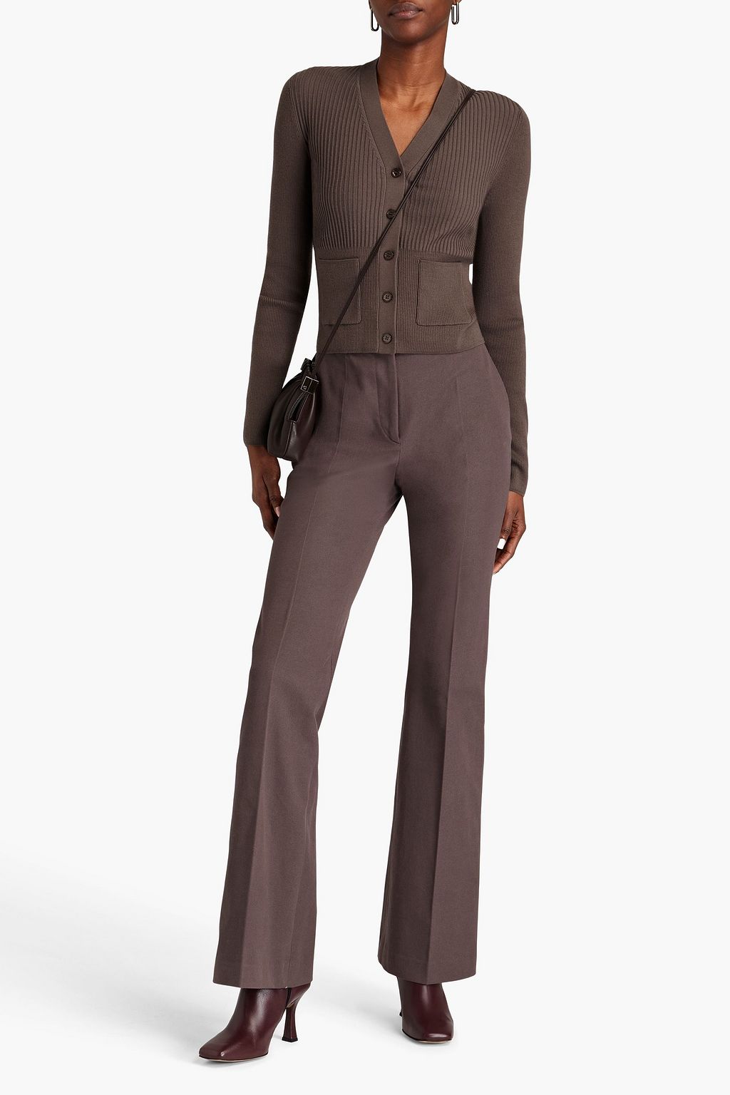 JOSEPH Tafira stretch-gabardine flared pants