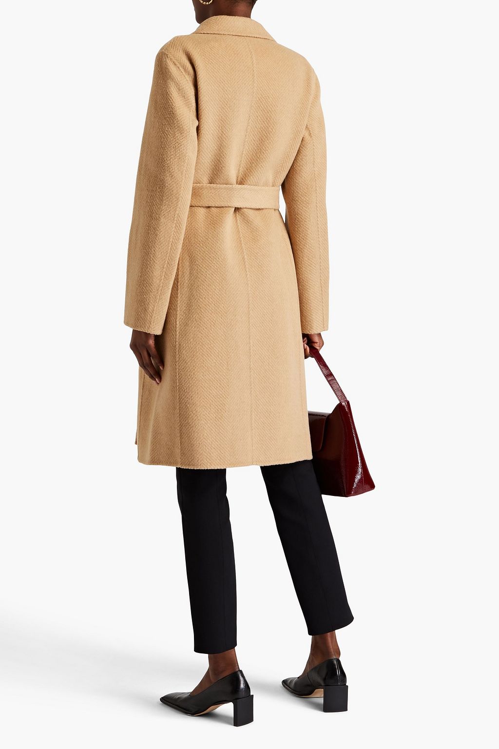 THEORY Belted wool coat