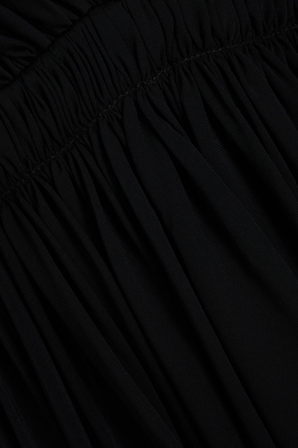 SAINT LAURENT シフォン トップス シャーリング入り