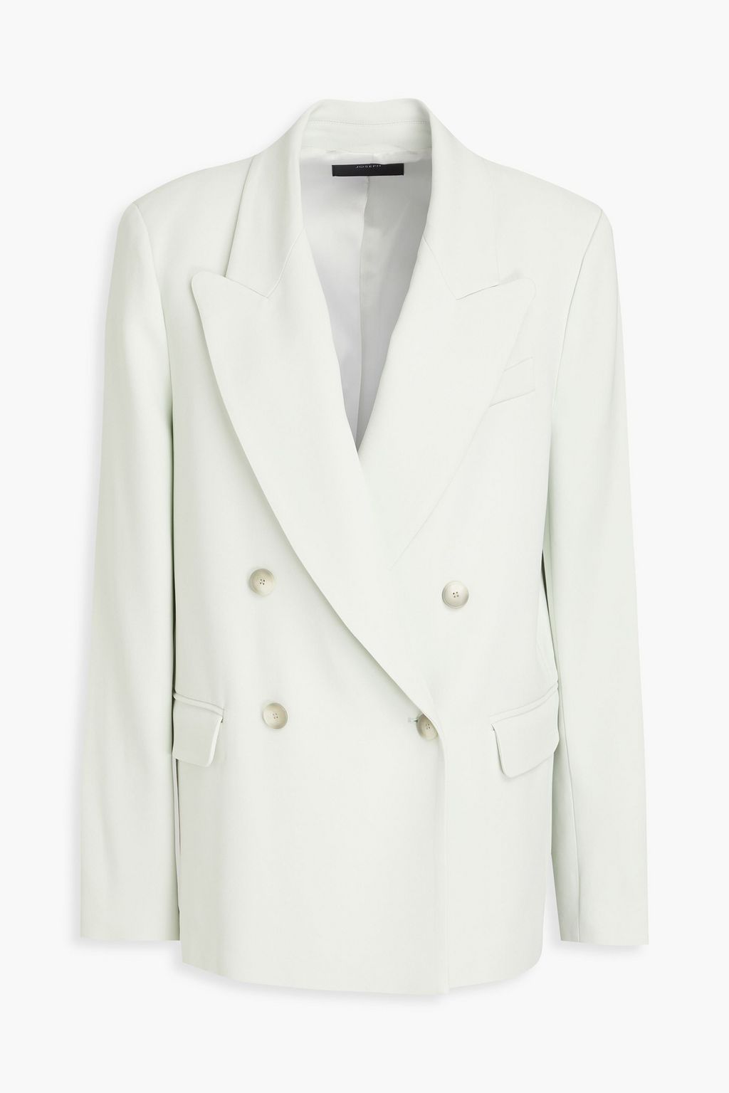 JOSEPH Jaden double-breasted crepe blazer | THE OUTNET