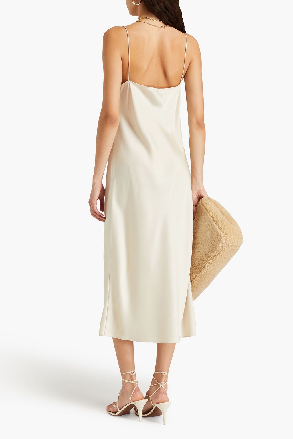 THEORY Satin slip dress