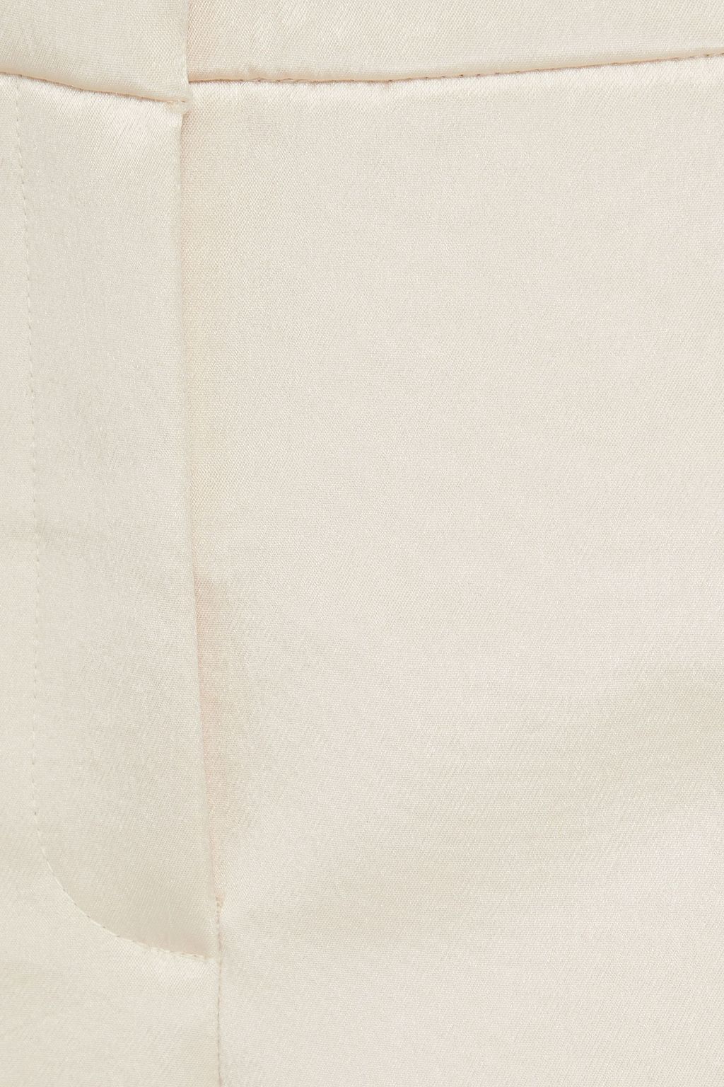 THEORY Cropped satin-twill tapered pants