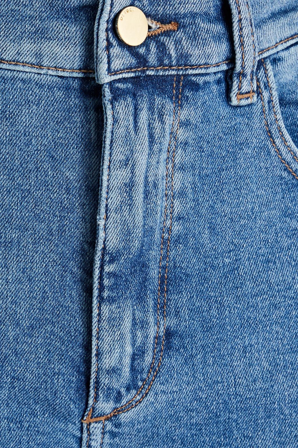DL1961 Patti cropped high-rise straight-leg jeans