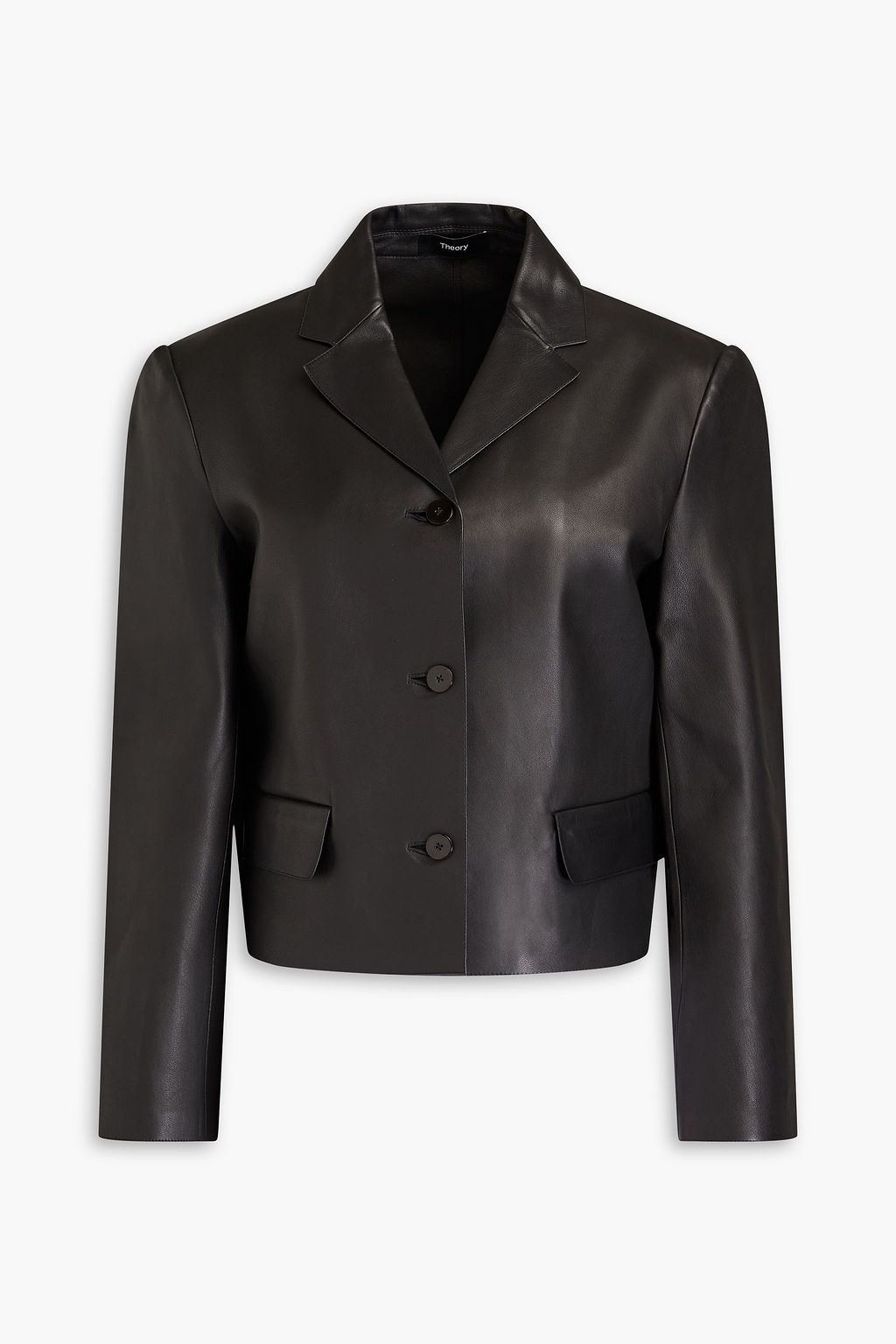 THEORY Pebbled-leather jacket | THE OUTNET