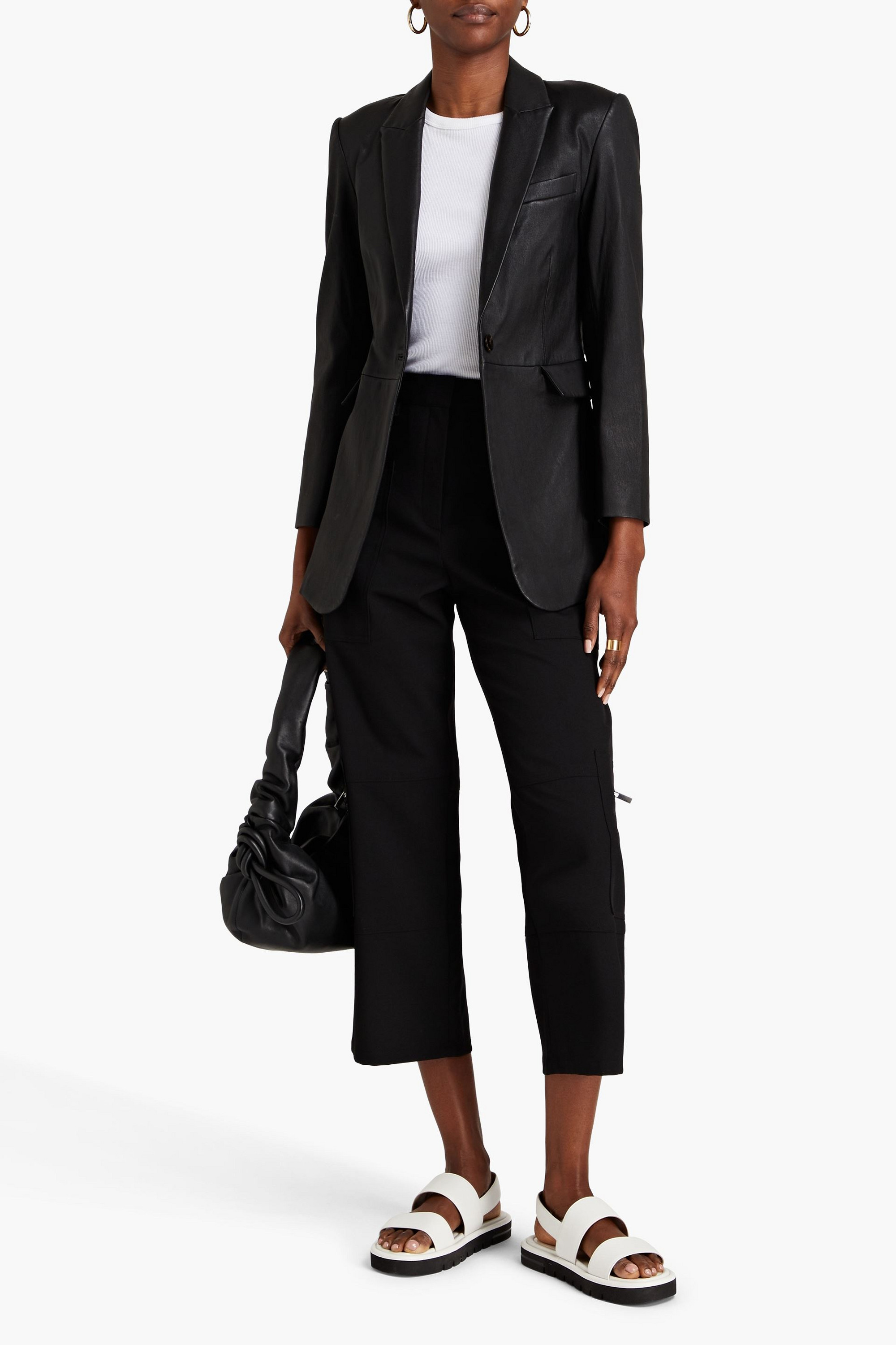 Theory - Leather blazer | Plush Theory - Leather blazer | Plush