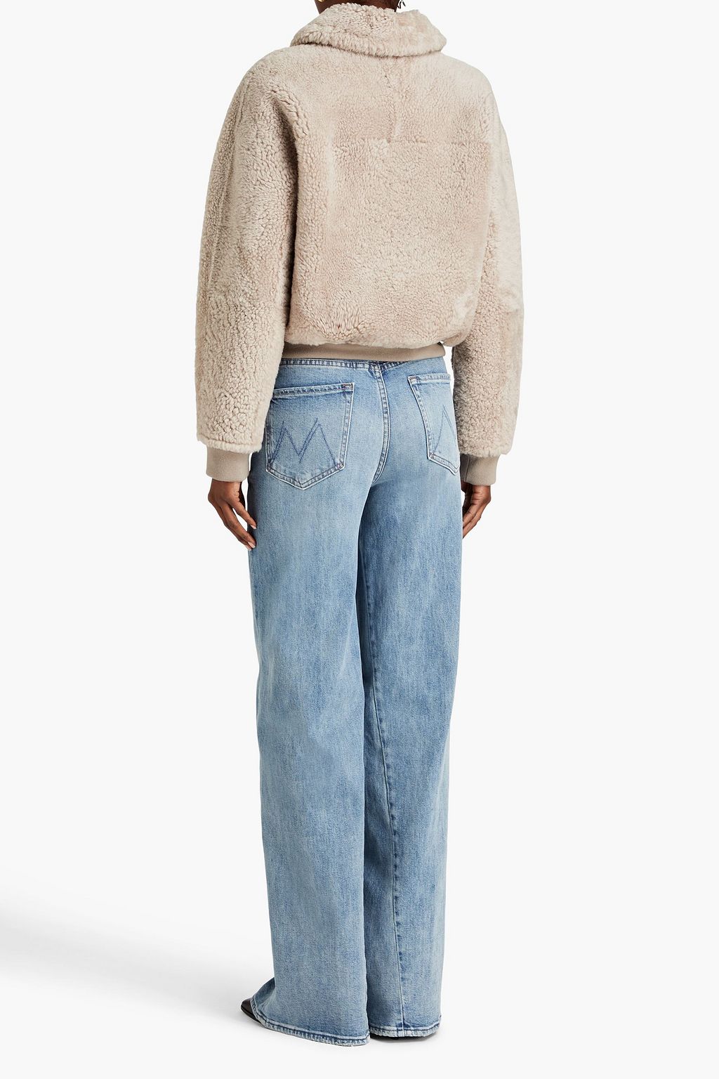 THEORY Dolman shearling jacket