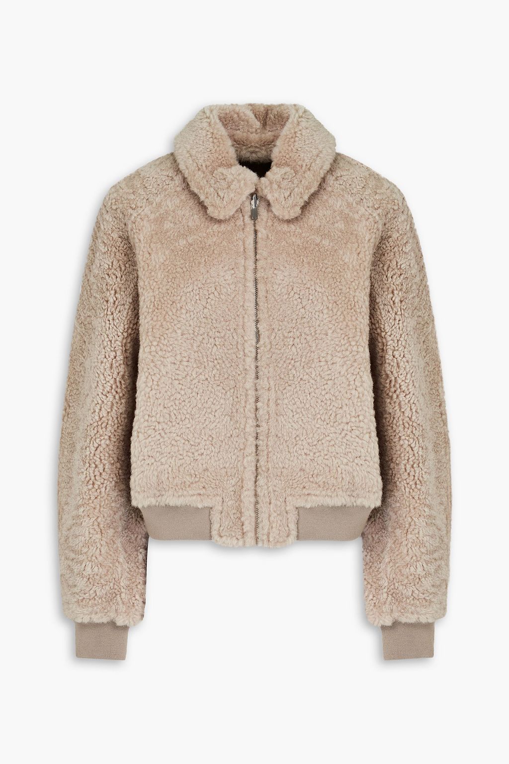 THEORY Dolman shearling jacket THE OUTNET