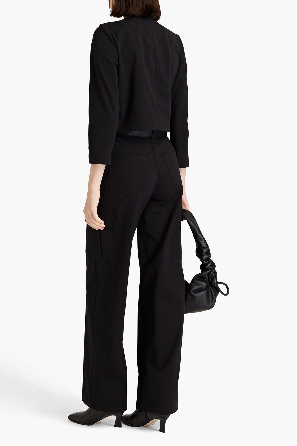 THEORY Cotton-blend twill straight-leg pants