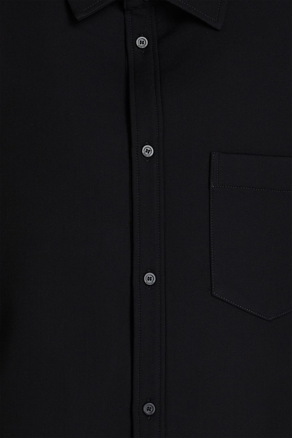 BALENCIAGA Overshirt aus Twill aus einer Wollmischung