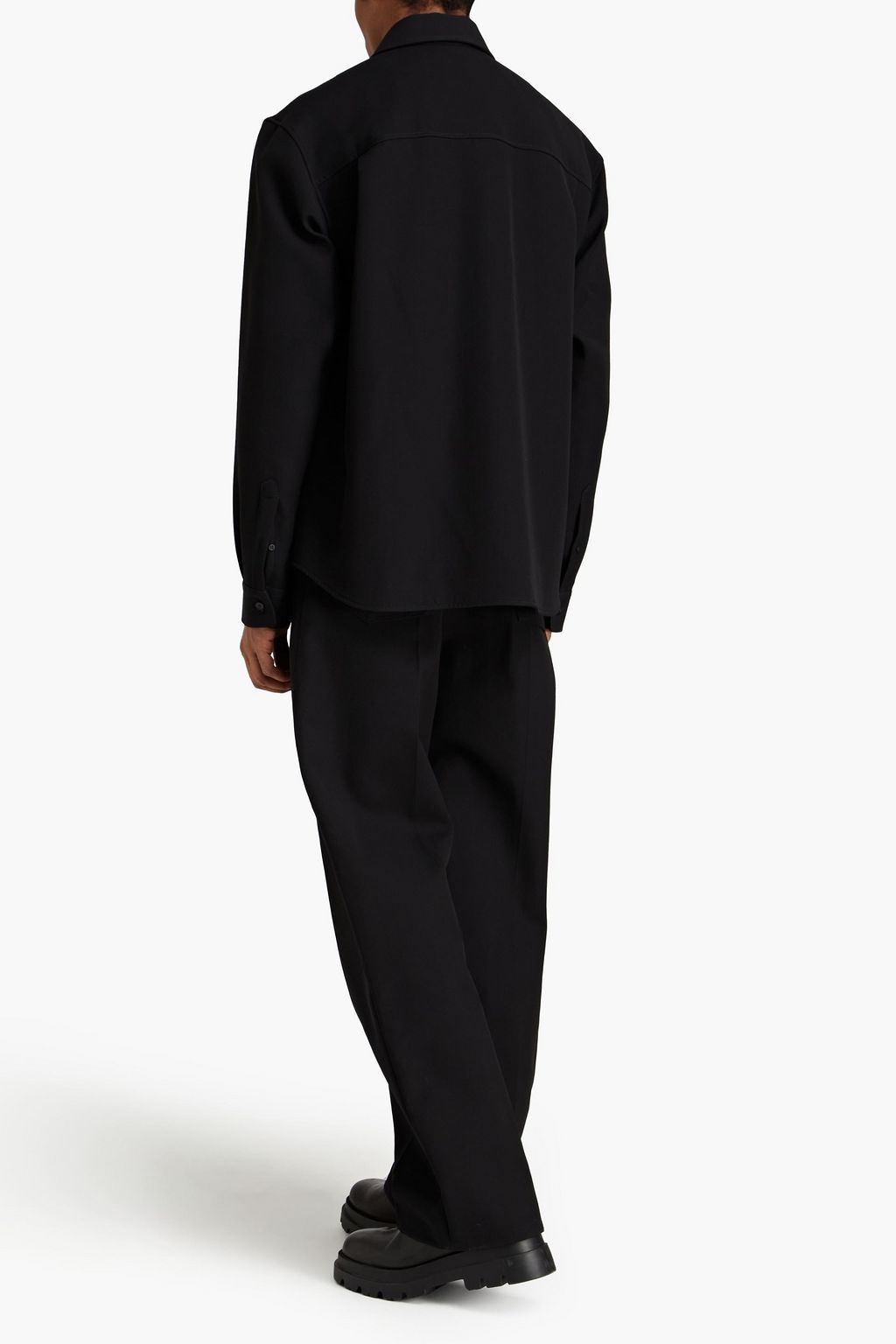 BALENCIAGA Overshirt aus Twill aus einer Wollmischung