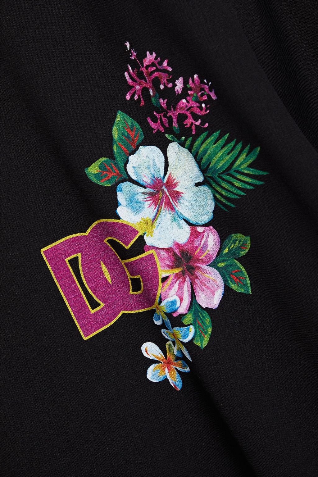 DOLCE&GABBANA Printed cotton-jersey T-shirt