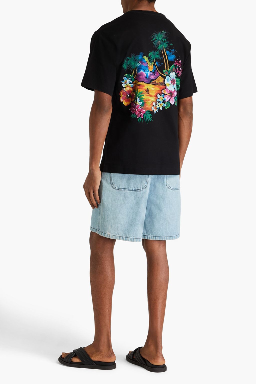 DOLCE&GABBANA Printed cotton-jersey T-shirt