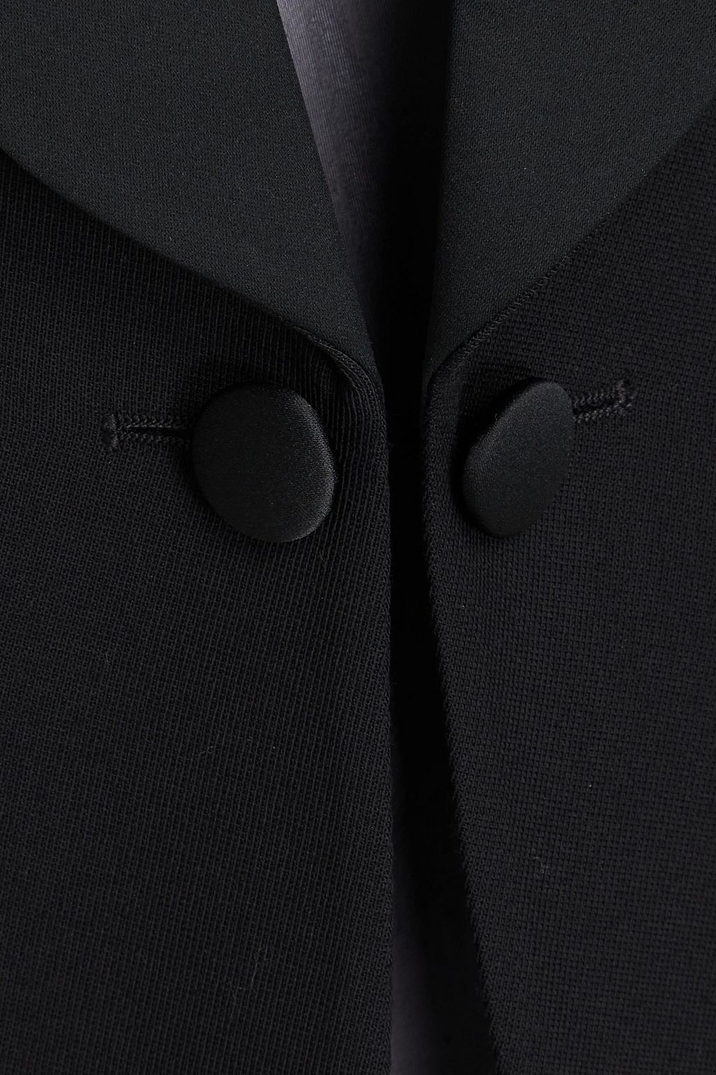 VALENTINO GARAVANI Satin-trimmed wool-twill blazer