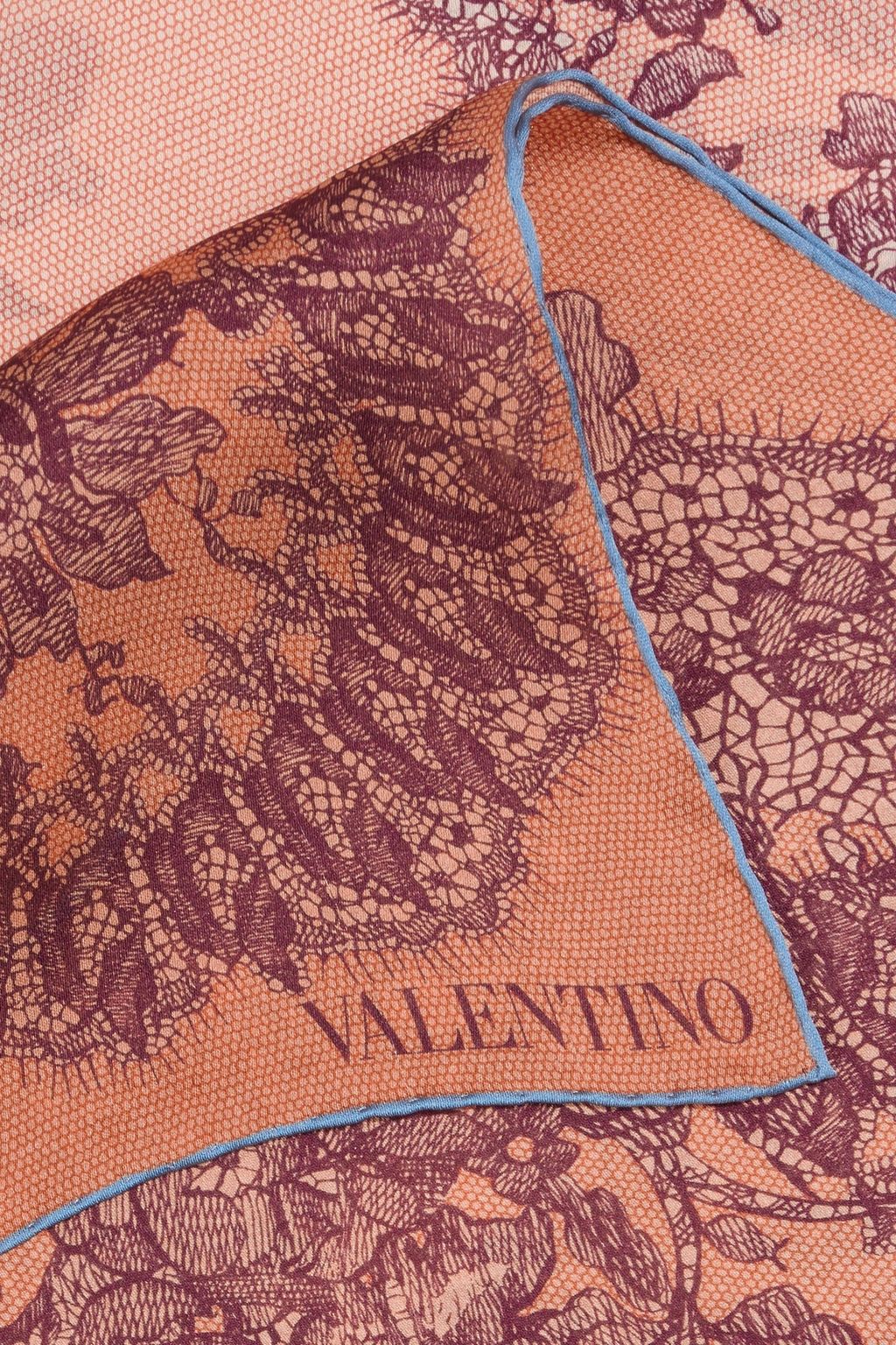 VALENTINO GARAVANI Printed silk-voile scarf