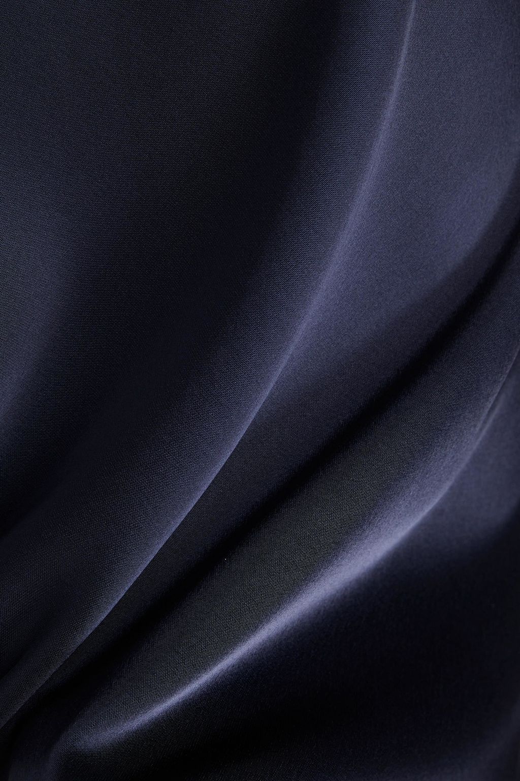THEORY Satin midi skirt