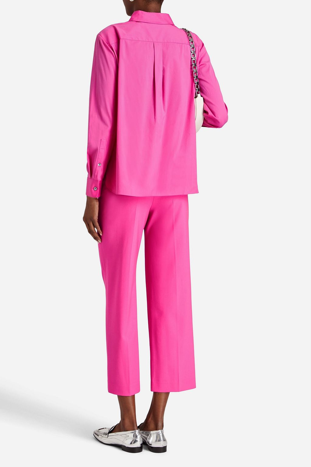 THEORY Cotton-blend poplin shirt